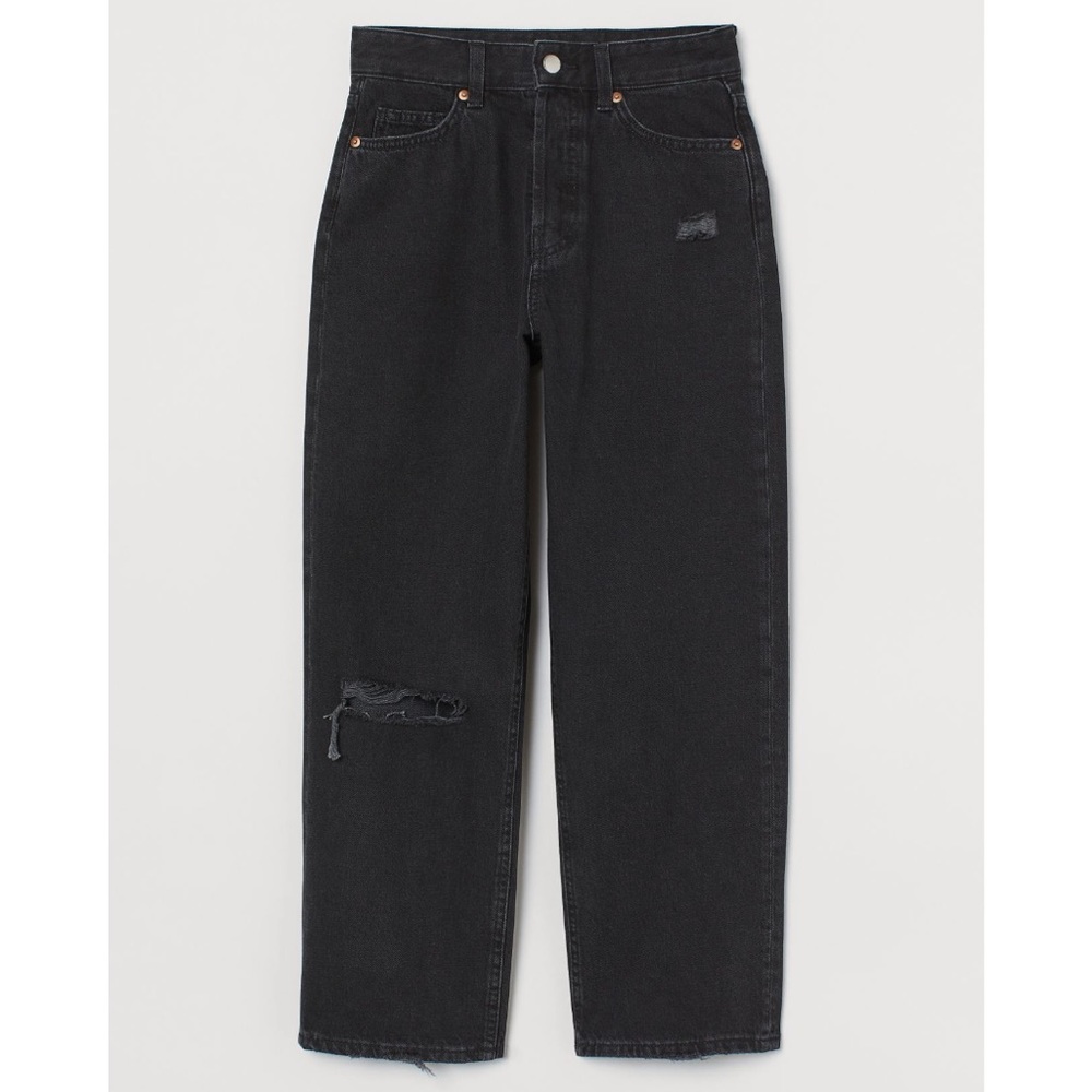 Black Straight Jeans